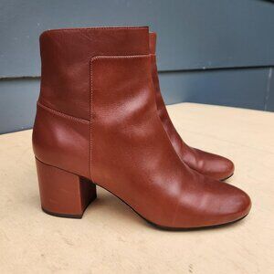 Cole Haan Women's Arden Grand Leather Bootie - Chesnut Brown - Size 8 B